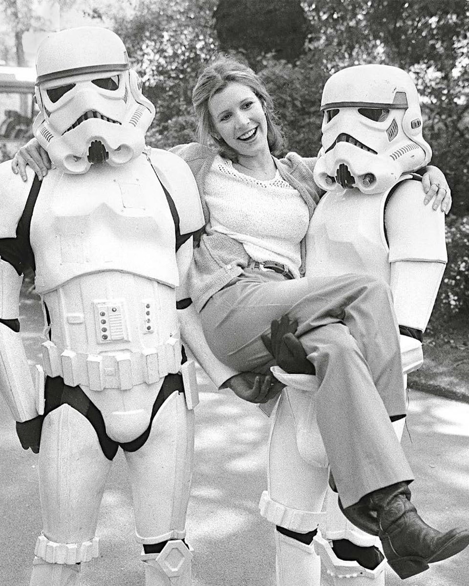 On this day in a galaxy not so far away, our very own @TheSavoyLondon played host to The Empire Strikes Back's press call in 1980, featuring Carrie Fisher escorted by Stormtroopers. We still believe May 4th should be a national holiday, do you? #FairmontHotels #StayIconic