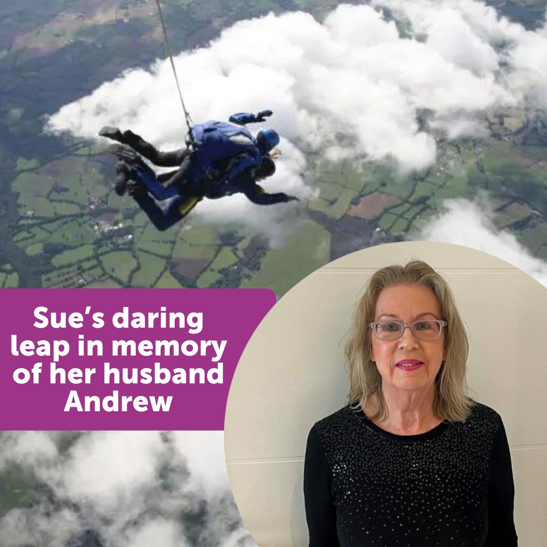 “Skydiving has been on my bucket list for some time,” says Sue Cooper. “If I don’t do it now, I never will! Daring challenges like Sue’s skydive are a massive help in raising funds and awareness. We wish Sue the best of luck for the big day this Sunday! 🪂 l8r.it/9Yvo