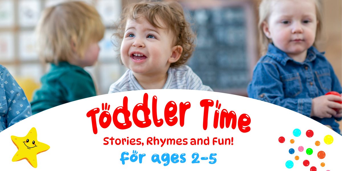 Join us at Birkenhead Central Library for Toddler Time TODAY at 11am! Songs, stories & lots of FUN!