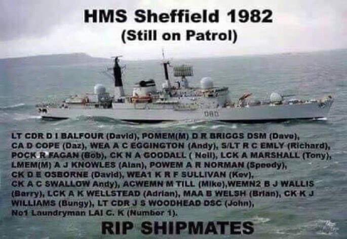 A day none of us in the task force will ever forget. Rest in peace boys. Forever on patrol 🙏⚓️🇬🇧