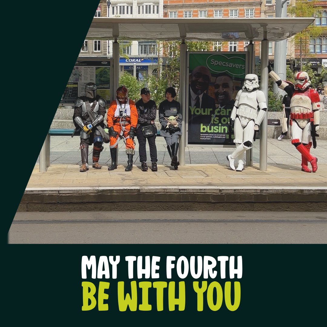 It’s Star Wars Day! ⭐️ 

Who remembers when these Stormtroopers took an R2-detour on our tram network? 🚊 

#maythefourthbewithyou