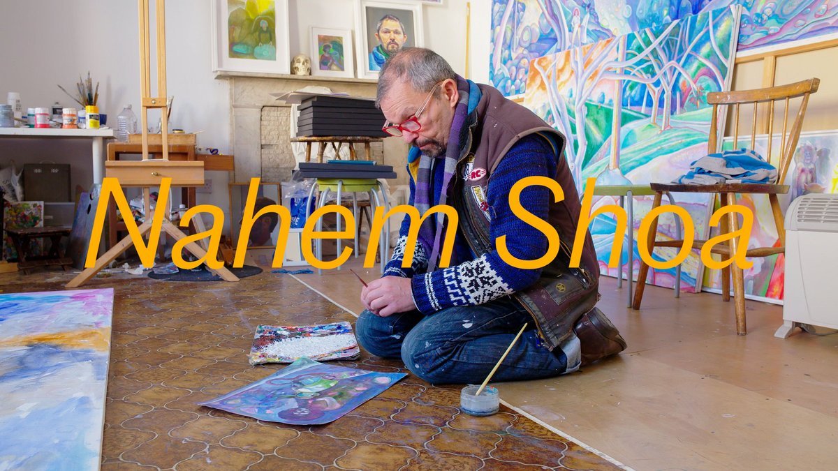 Have you see our latest In the Studio film? Join us behind the scenes in Nahem Shoa's London-based studio and find out how he creates his ground-breaking and provocative paintings. 👀Watch on Youtube here: youtu.be/ze4rGGwvw6o #letscreate