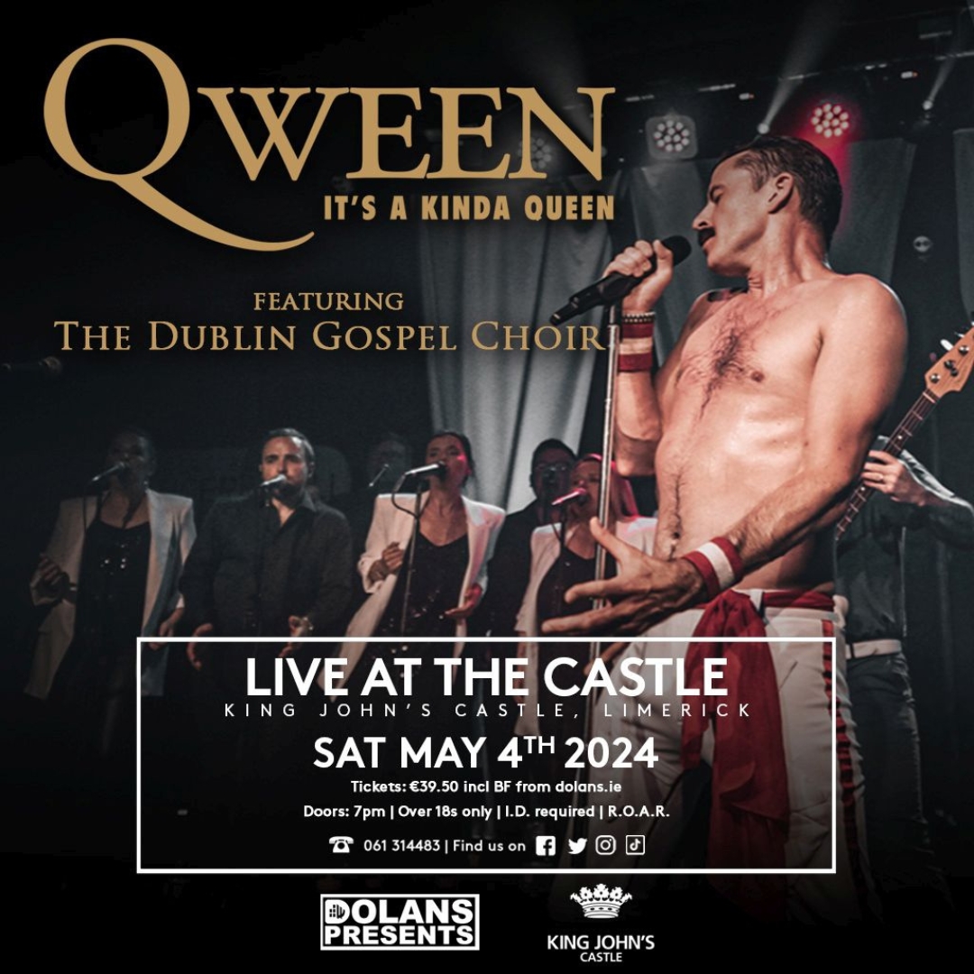 King John's Castle will be closed on Saturday May 4th at 3:00pm to prepare for the sold out @Qweenband concert. Last admissions to the castle will be at 2:00pm. 

We cant wait to see you all, LIVE AT THE CASTLE!🎵 🎙️

Brought to you by @dolans_limerick.