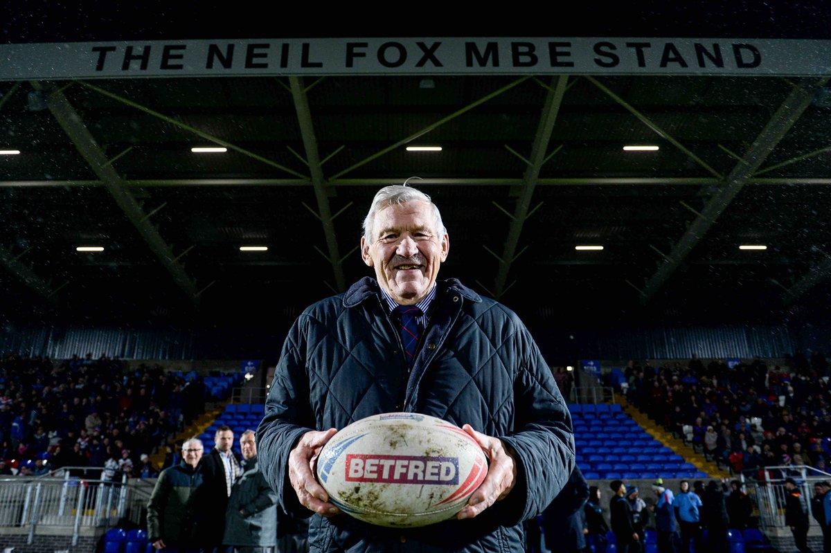 🎂 Happy Birthday to the greatest of all time, Neil Fox MBE! From everyone at the club we hope you have a fantastic day!