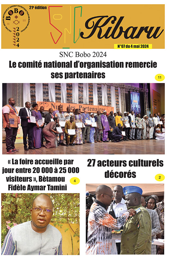 sncbobo's tweet photo. #SNCBobo2024 #SNCKibaru2024
A la UNE
- Le comité national d'organisation remercie ses partenaires
- 27 acteurs culturels décorés
- " La foire accueille entre 20 000 à 25 000 visiteurs par jour'' Fidèle Tamini, SG du ministère en charge de la Culture.
#SNC2024 #Culture #Tourisme https://t.co/4zRh8MPkjk