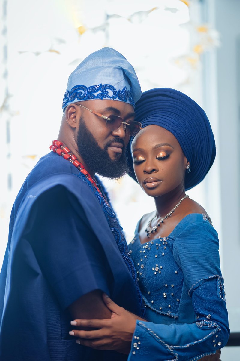 It’s Happy Ever After For Lade & Neon! Check Out These Exclusive Photos From Their Yoruba-Igala Trad bellanaijaweddings.com/lade-neon-adej…