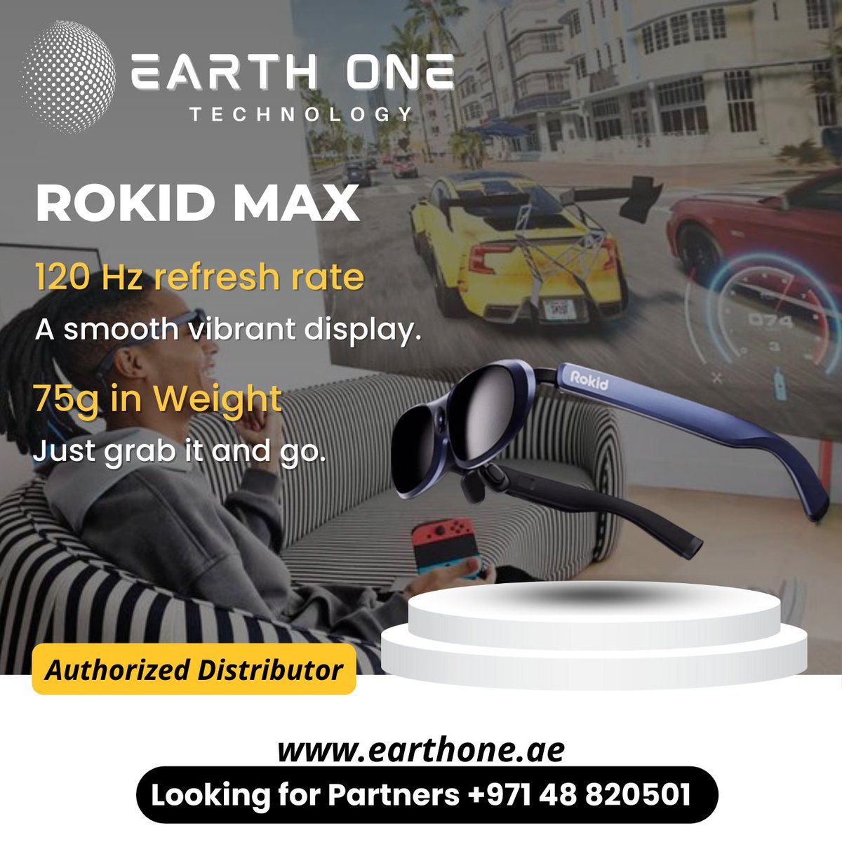 #earthone Rokid Max AR glasses

smpl.is/92gip

#earthonedubai #smarttech #dubaitech #earthonetec #earthonetech #gcc #arglasses #rokidmax #rokidmaxglasses #rokidglasses
