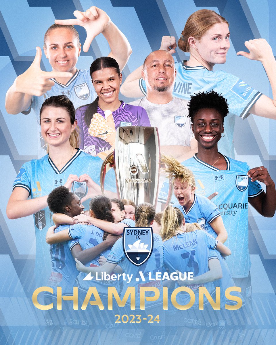 .@SydneyFC ARE BACK-TO-BACK LIBERTY A-LEAGUE CHAMPIONS 💙🏆🤩 The Sky Blues become the first team to win 5 Championships after beating @MelbourneCity 1-0 in the Grand Final! 📰 Match report: bit.ly/3worBnR #LibertyALeagueGF