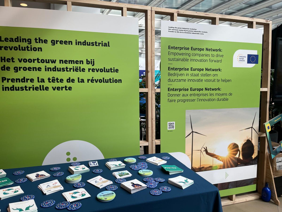 🇪🇺 #EuropeDay has just started!

You can find EISMEA till 18:00 at the #Sustainable Future Village, in the Berlaymont Building, Brussels.

Join us today & explore #EUeic-backed Plant-e project & how #EENCanHelp companies!

Discover more👉 europa.eu/!rnT7Cv
#EUGreenDeal