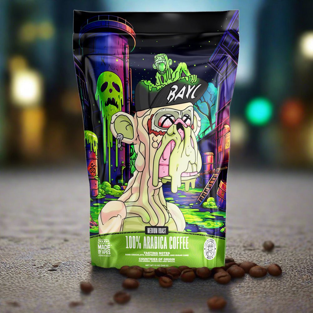 GM fam 🍌☕🧪 Today I start my day with a Mutant Coffee Beans , would you like to try it? Happy Saturday