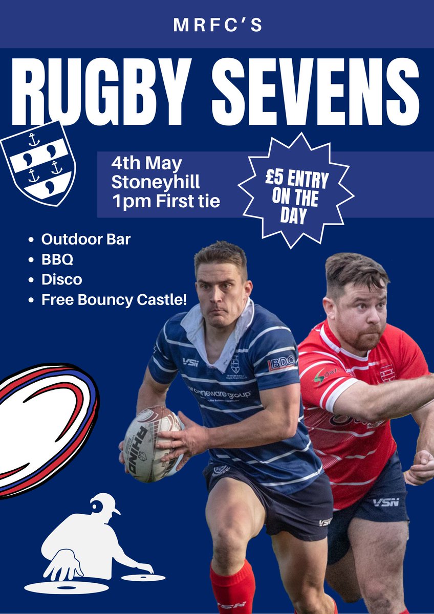 The day has arrived 🏆 The 78th Annual Musselburgh Sevens is today! Get yourself down to Stoneyhill for the biggest event of the season with our first game kicking off at 1pm! 🕒 12pm gates open 💵 £5 entry (U16 go free) #BackingBurgh