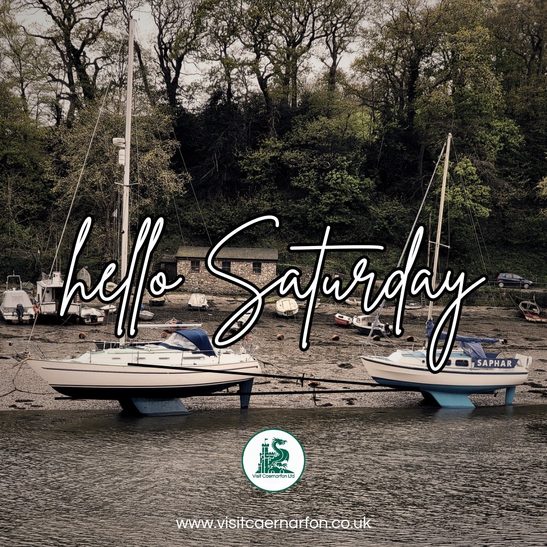 Good Morning Everyone!
Hello Saturday!
Hope you all have a great day!
visitcaernarfon.co.uk 

#Saturday #SaturdayMorning #SaturdayVibes #weekend #Caernarfon #visitwales #visitcaernarfon #Gwynedd #northwales #relax #goodtimes #wakeup