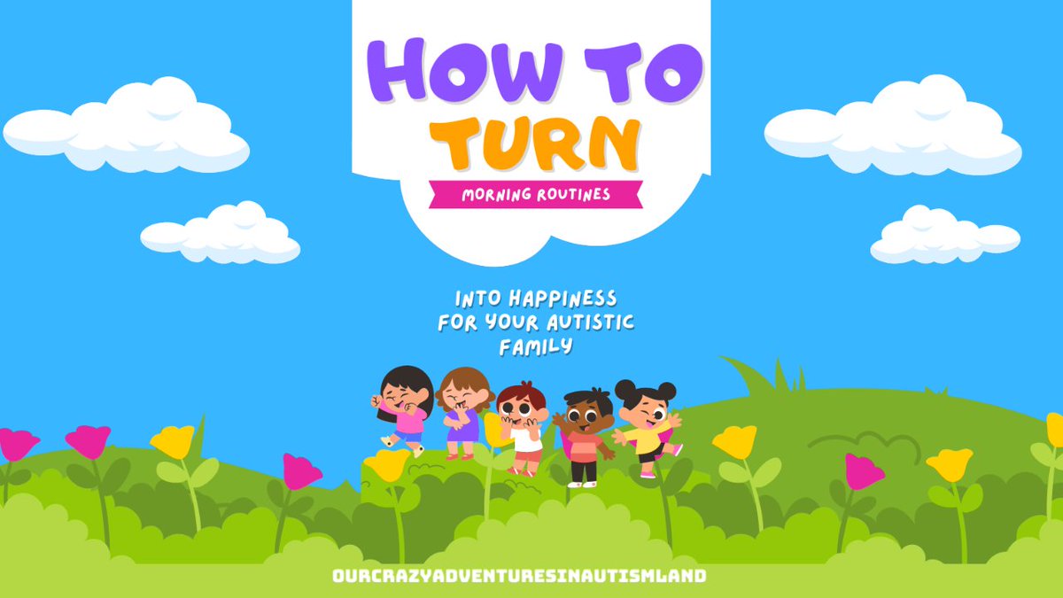Learn how to turn autism morning routines into happiness for everyone involved.

 ourcrazyadventuresinautismland.com/autism-morning…

#autismland #autism #routine #autistic #autismfamily #autismlife  #morning #neurodivergent #parentingautism