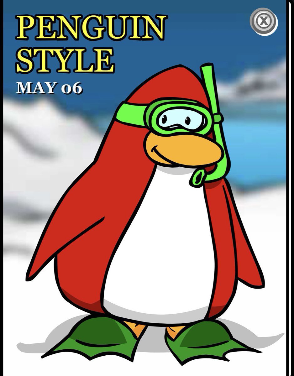 18 years ago today, the May 2006 Penguin Style Catalog was released. This was the first Catalog to feature Playercard Backgrounds. The first eight Backgrounds were the Heart, Flower, Nightime, Clouds, Cut-Out, Target, Camo and Lined Paper.