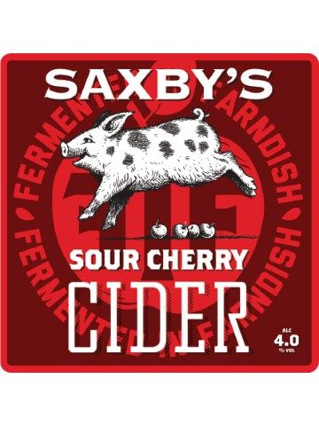 Now on tap! Saxby's Sour Cherry 4% abv Our Beer Board: bit.ly/3hP2IrT #RealAleFinder @saxbyscider @NorwichCAMRA