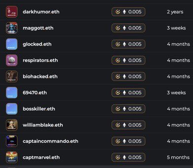 GM GM! 

I sold snip3r.eth and darkhumor.eth this week, but still have a lot of bangers listed for 🔥 sale! 

Have a nice start to your weekend, fam 🫶

Mush Love 🍄❤️