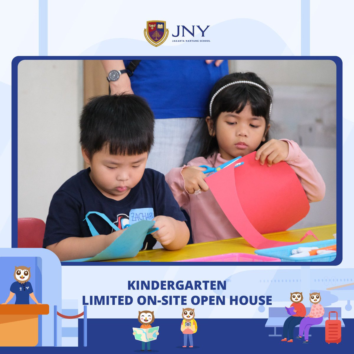 Thank you Parents for joining our Kindergarten Limited On-Site Open House! 😊 🙌🏻

#JakartaNanyangSchool #JNY #JNYSchool #schooltour #children #school #PrimarySchool #SecondarySchool #JuniorCollege #School #openhouse