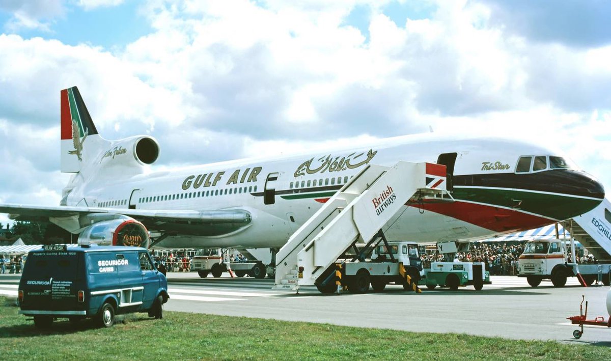 I used to love the old colours on the Gulf Air Tristar 
#Tristar