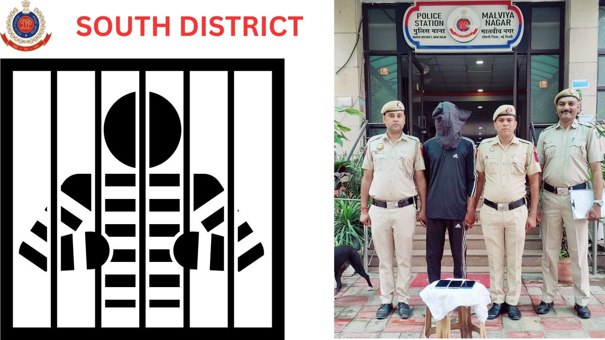 DCPSouthDelhi's tweet image. &quot;Outsmarting Criminals, Protecting Citizens.&quot;

Kudos to the diligent team at PS Malviya Nagar for their swift action in apprehending a snatcher.

03 snatched/stolen mobile phones were recovered and 02 cases were worked out successfully.

 #SafetyFirst
 #PoliceWork