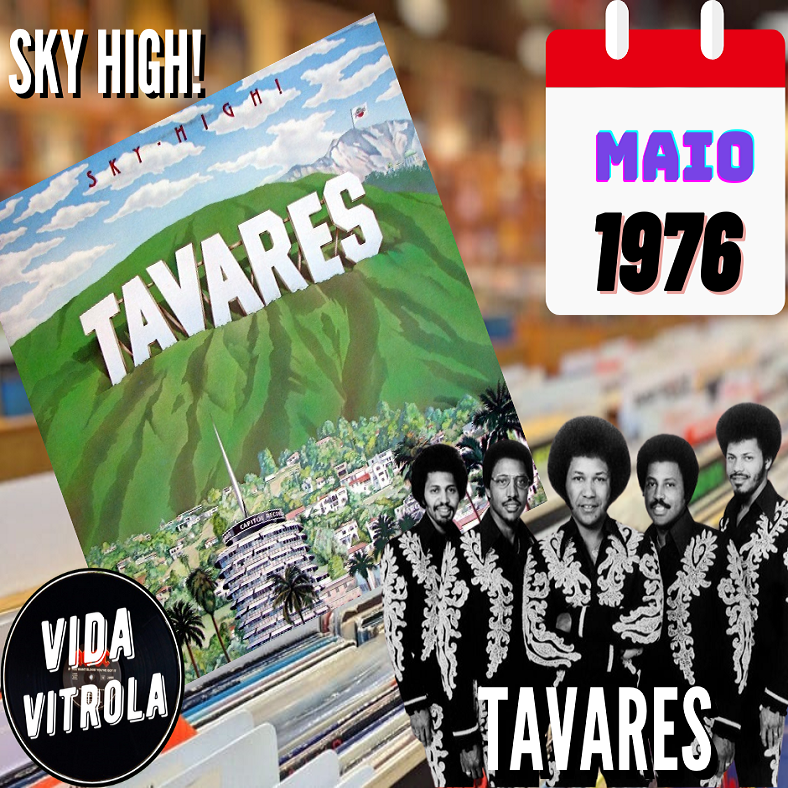O quarto álbum de estúdio de Tavares, 'Sky High!' lançou-os no cenário internacional em maio de 1976.  Faixas como  'Heaven Must Be Missing an Angel' e 'Don't Take Away the Music' se tornaram sucessos instantâneos.
#TAVARES #tavares