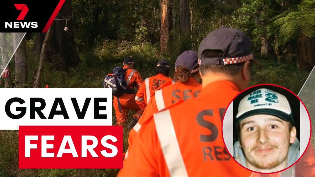 Police hold grave fears for a 22-year-old man missing in the Dandenong Ranges since Monday. youtu.be/ByiLPL2hjZA @tyra_stowers #7NEWS