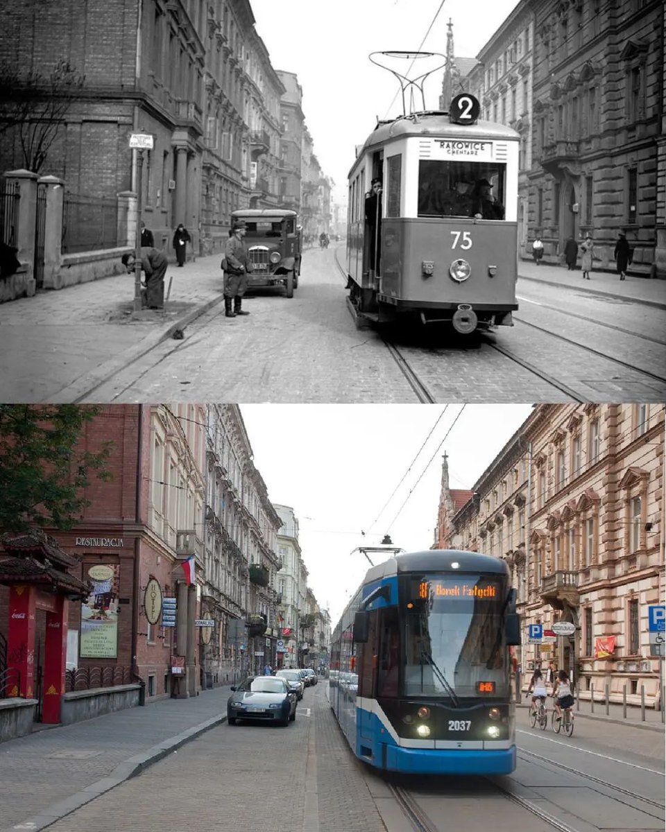 Krakow , Poland (1939 and 2010s)