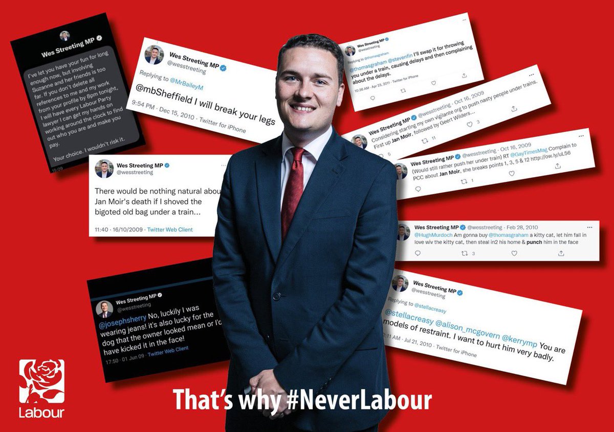 #wesstreeting has form  #GBNews #notfitforoffice