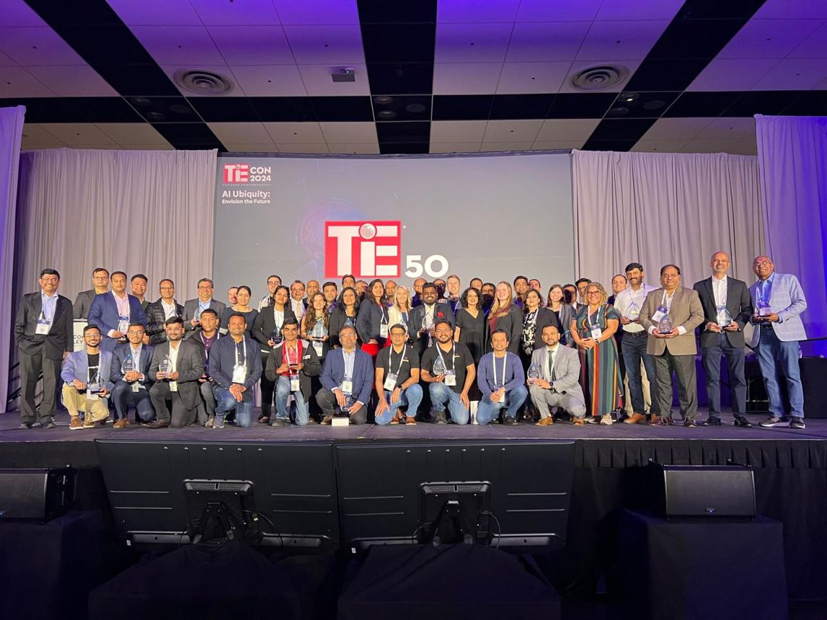 Congratulations to the TiE50 winners at #TiEcon2024, hosted by TiE Silicon Valley! As the world’s largest Entrepreneurship Conference, TiEcon 2024 showcases the pinnacle of innovation and success. 

#TiEcon2024 #TiE50 #Entrepreneurship #Innovation #TechLeaders