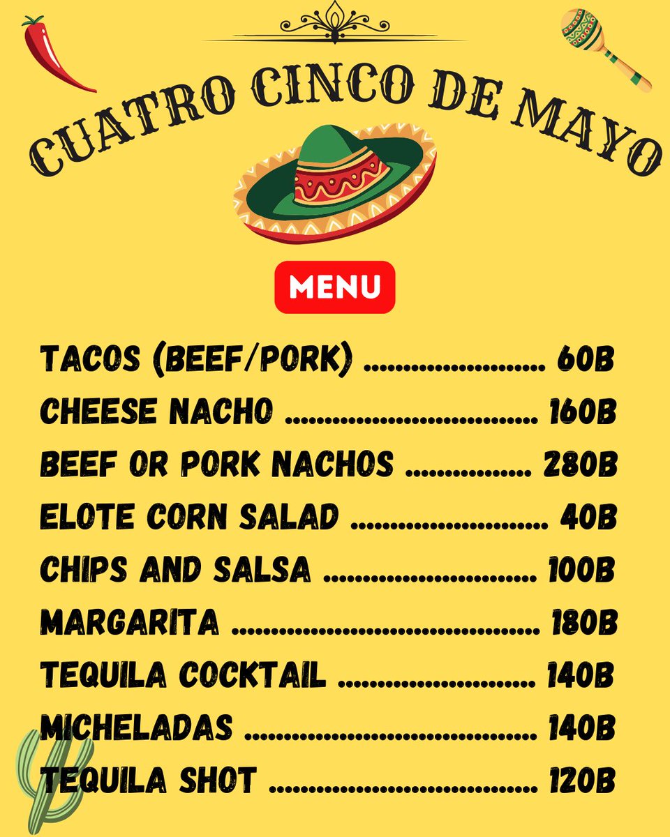 👉 Come and try some tasty specials today! #cincodemayoweekend #dindaeng #aspace #KnightsbridgeSpaceRama9 #joddfairrama9 #bangkokthailand #toyotatsusho #tacos