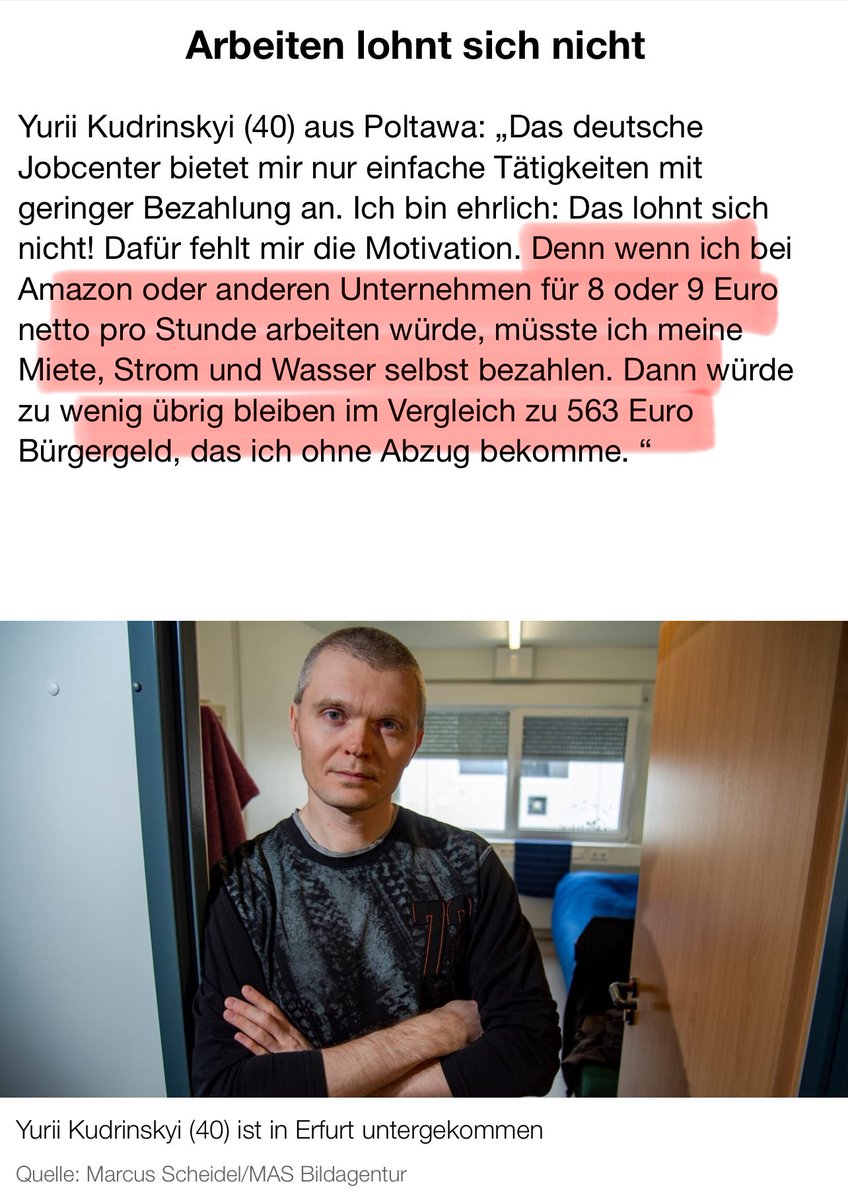 Von 716.000 erwerbsfähigen Ukrainern arbeiten gerade mal 113.000 ‼️🤬 Rechnet mal, was uns das alles kostet (da sind die Kinder noch nicht mit eingerechnet)‼️ Und uns jammern die #AmpelVerbrecher es würden Fachkräfte fehlen und sie müssten sparen, weil kein Geld vorhanden wäre …