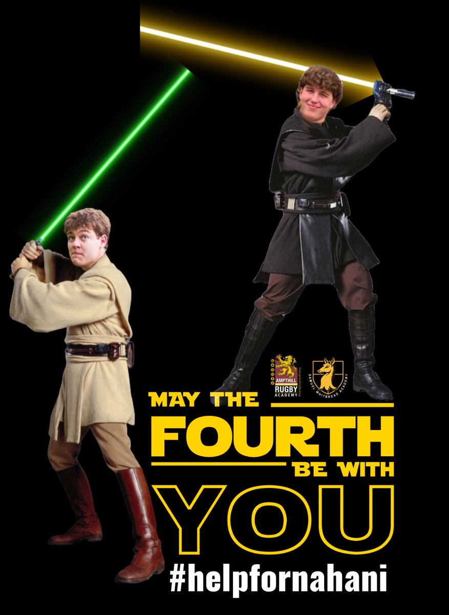 May the forth be with you
#helpfornahani 

<a href="/AcademyAmpthill/">Ampthill Academy</a> 🆚 <a href="/SamWhitPE/">Samuel Whitbread PE</a>