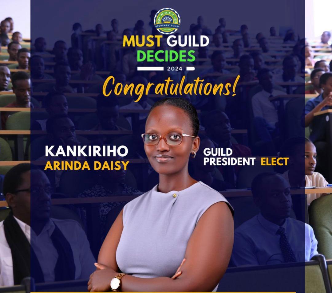 @MbararaUST's Guild President Elect. H.E @daisy_arinda Kankiriho. May your term be marked by wisdom, inclusivity, and progress.