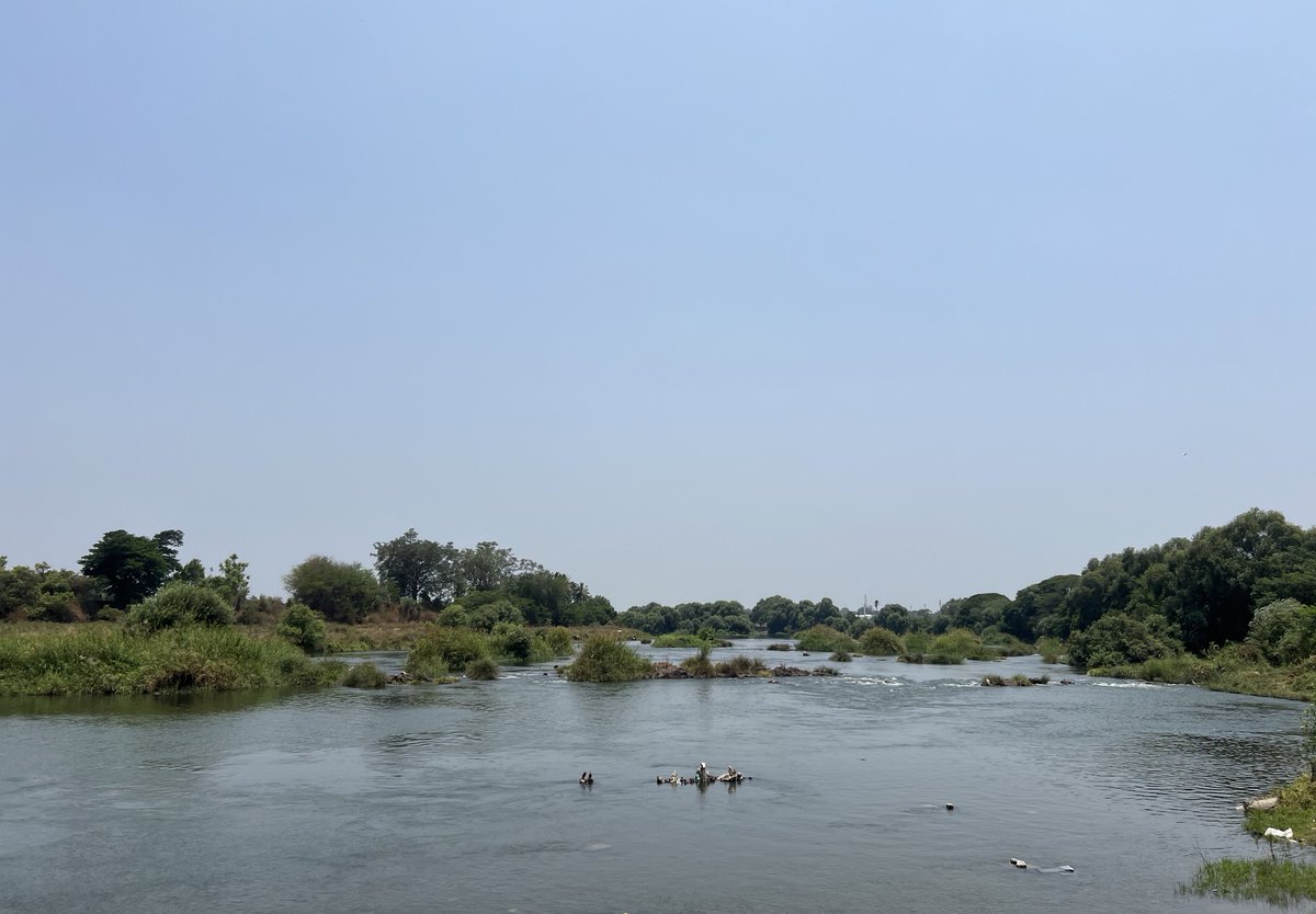 Kapila (Kabini) river near Nanjangudu.
Most of the flow is for Bengaluru water needs.

#Kabini