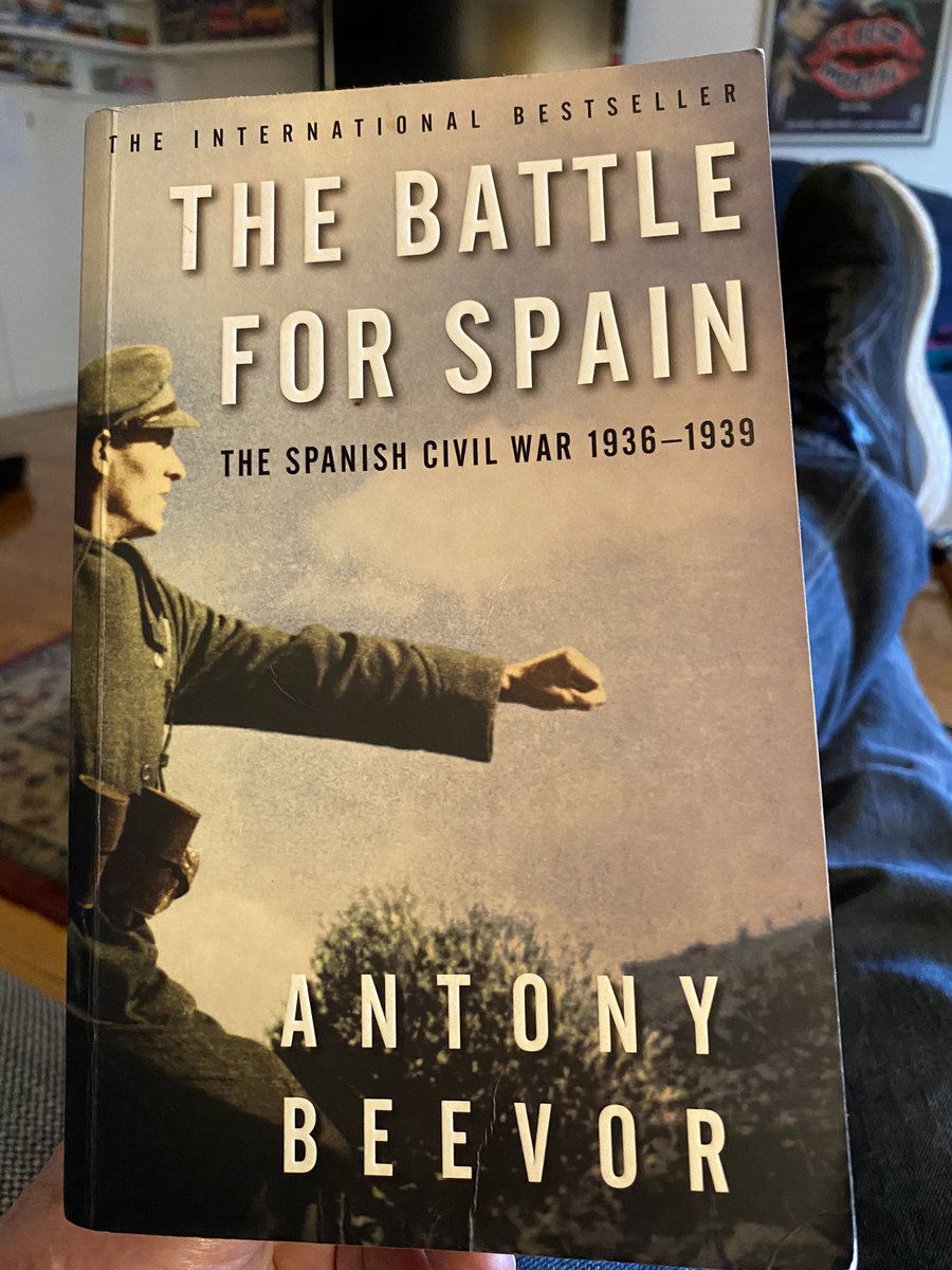 I don’t read a lot of war history, but if it by Antony Beevor I absolutely will. His book in the Spanish civil war is excellent. One historian’s view, certainly, but it’s totally changed my perspective on the conflict and the reasons that the Republic actually lost