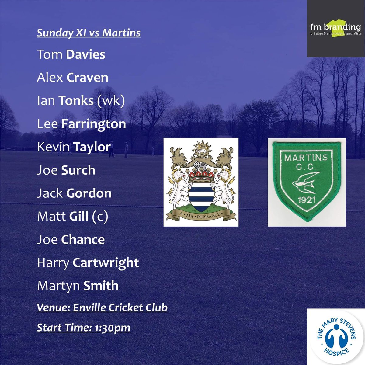 Our Sunday XI also get their season underway this weekend with a friendly against Martins. There’s a new captain this year, (@charlie93883572 🇷🇸🇷🇸🇷🇸) although he isn’t playing this week 🤨