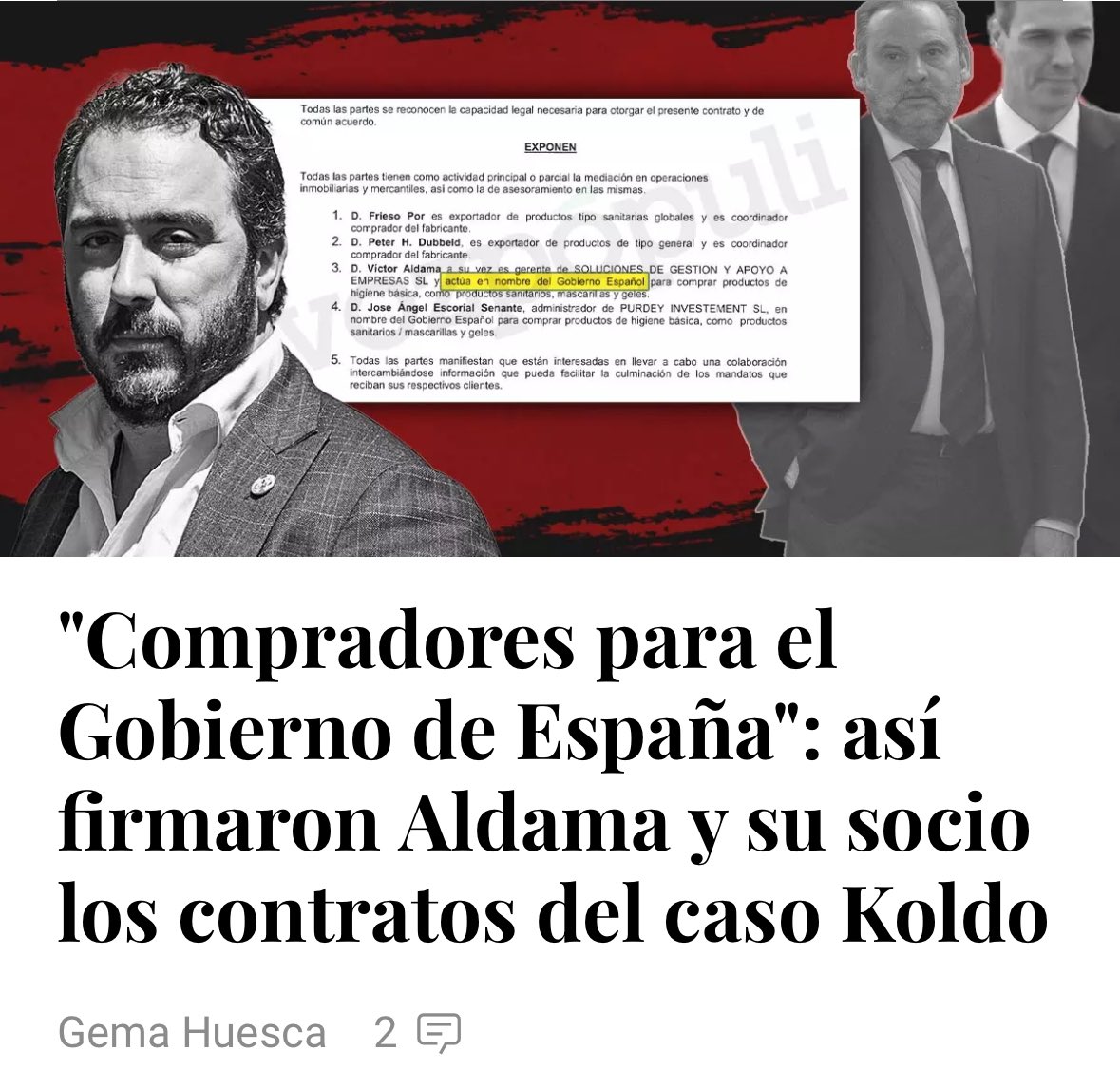 Aldama, Begoña, Ábalos, Koldo… Sánchez. Huele que apesta. El banquillo king size para sentar a tanto corrupto ante los tribunales de justicia no va a caber en la sala. vozpopuli.com/espana/comprad…