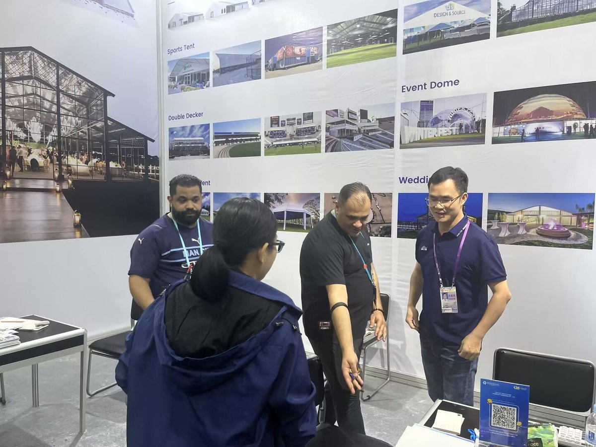The Canton Fair is in full swing! Discover the strength and beauty of #ShelterStructures at the #CantonFair! Our tents are designed for durability and functionality. 

Website: shelter-structures.com
Email：admin@shelter-structures.com