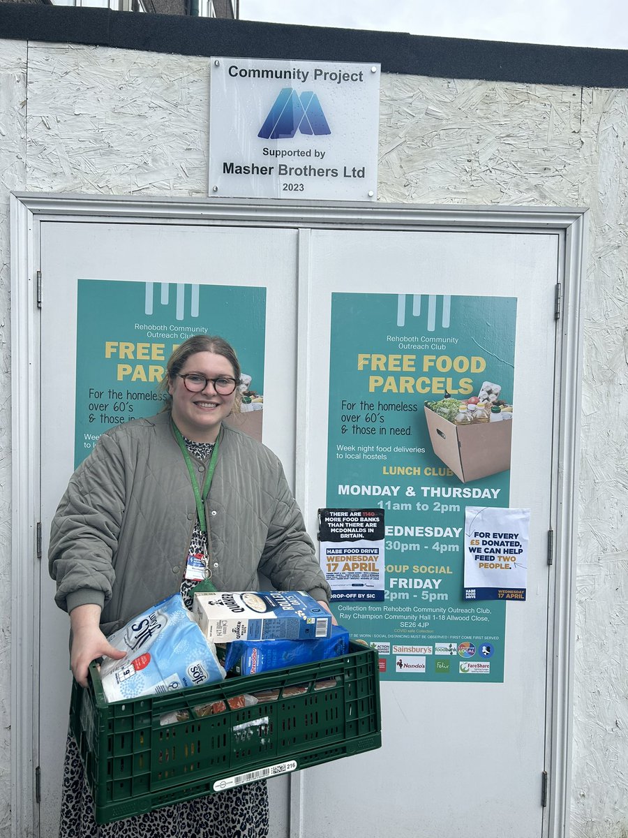 MASSIVE SHOUT-OUT @HarrisBeckenham partnering with @FirstGiveUK who created an action plan with Yr 12 students to help a Charity who is local to them in South East. Our Charity was chosen. They raised £1000 and dropped off 6 crates (75kg) of ambient food items from the food drive