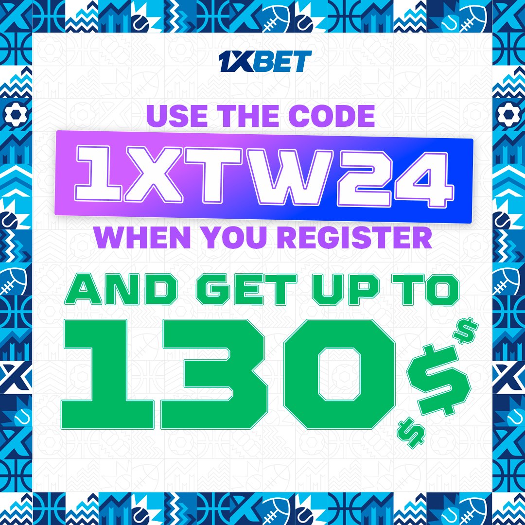 A bonus of up to $130 awaits you on your first deposit at 1xBet! 🎁 Use promo code 1XTW24 when registering 😉 Register ➡️ cropped.link/reg2024