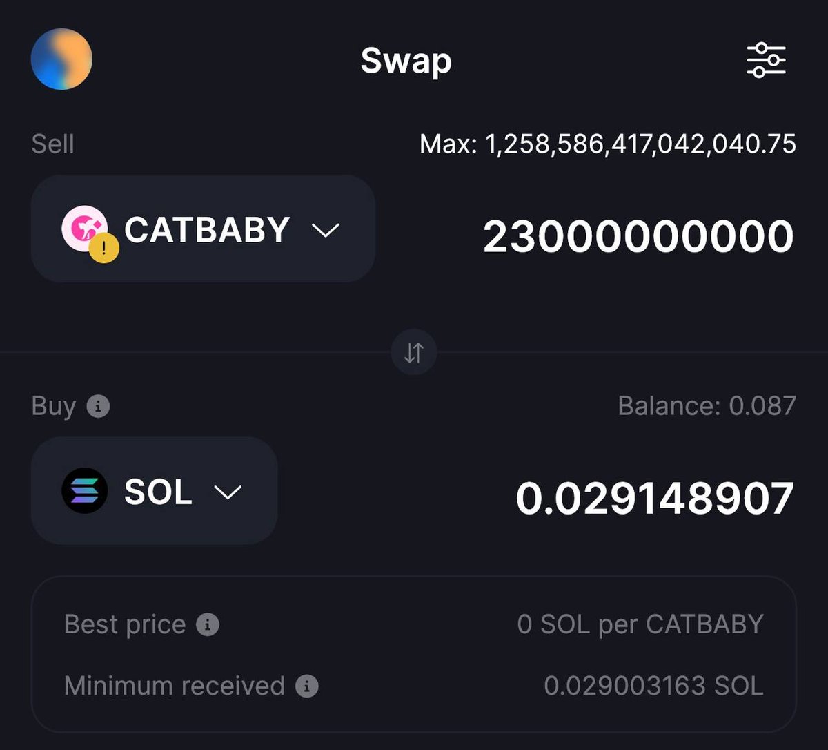 💥GOOD LUCKY 888  PEOPLE 💥
🌕 : Reward $CATBABY for bull run
 You’ll receive  5000000000000 $catbaby (24.79 SOL) 
💥 : 4 PROVISO  👇
🌕 :  Follow 
🌕 :  Retweet 
🌕 : Tag 3 profile🐱
🌕 : In your wallet must have as much as 23,000,000,000 (CATBABY ) Receive Raward
🌕 : Drop your