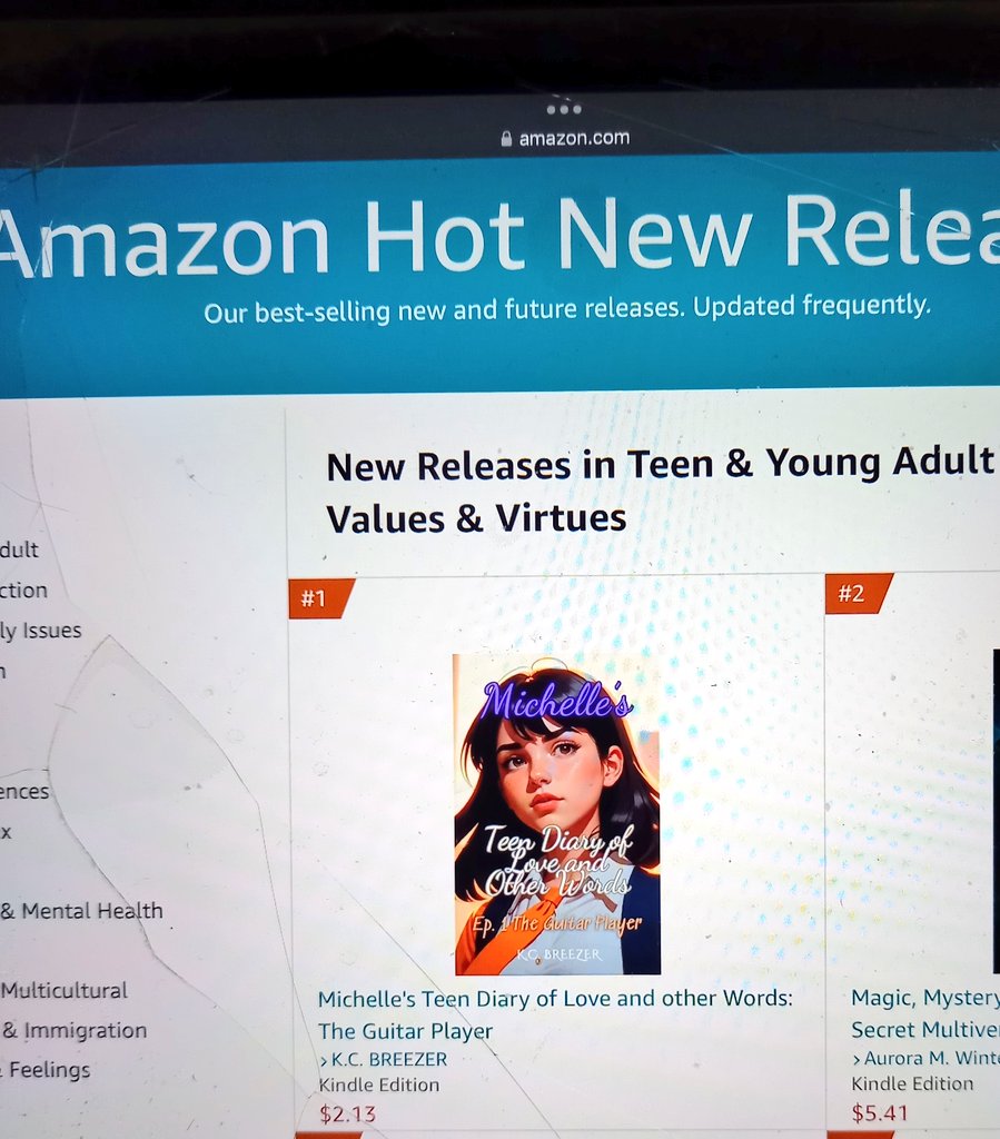 Good morning,

My #newbook is #1 #NewRelease 🥳 🥳🥳

Thank you America 🥰
Enjoy your Saturday😊

#bookrecommendations #indieauthor #NewReleases  #KindleUnlimited  #ShamelessSelfPromotion #romancenovels #booktwt #ReaderCommunity #books #PositiveVibes