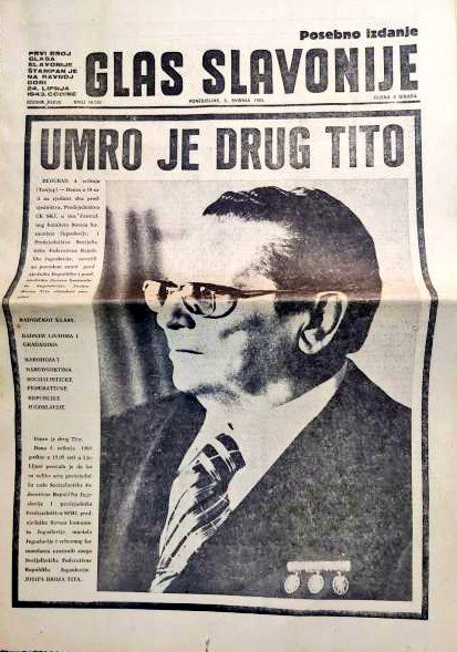 44 jaar geleden, op 4 mei 1980, overleed Josip Broz Tito, de leider van Joegoslavië.
