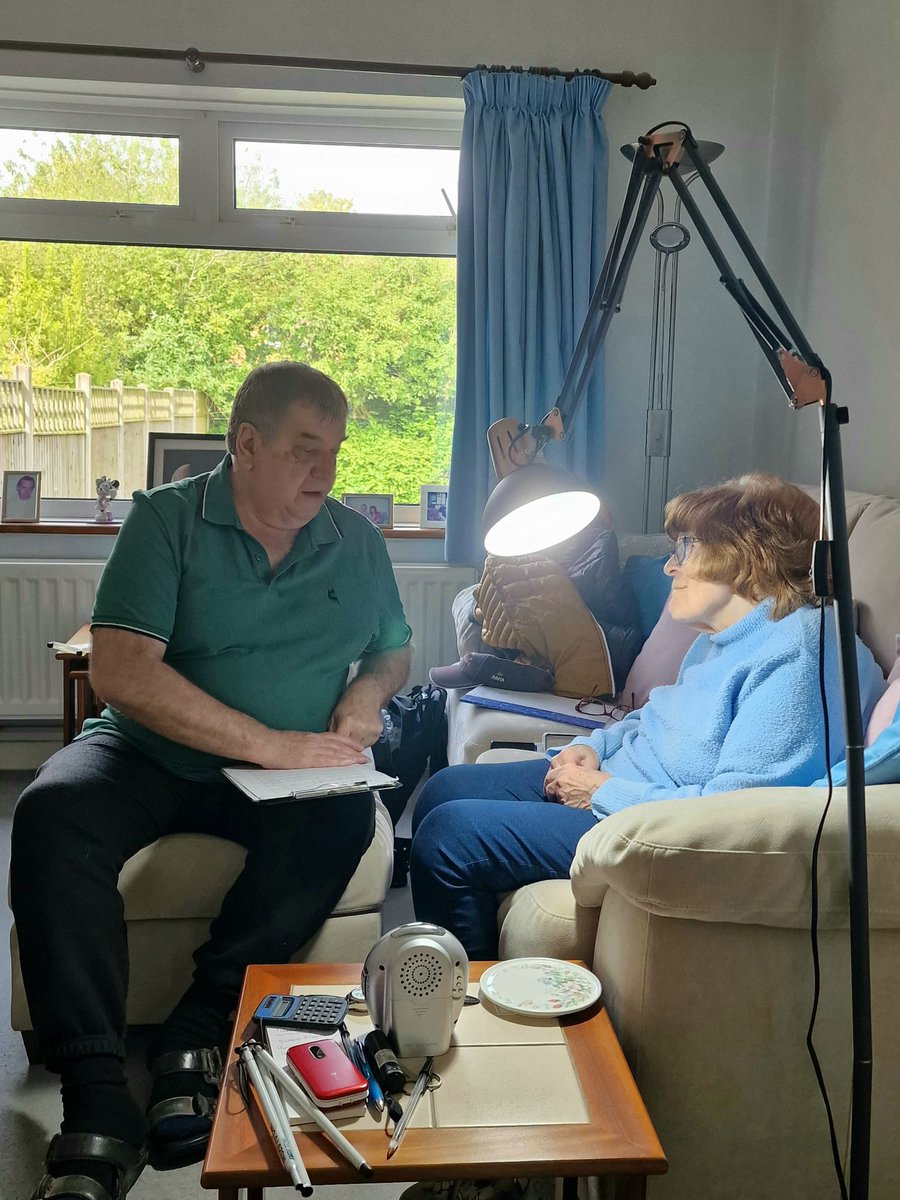 Open_Sight's tweet image. Great home visit from our Sight Loss Advisor carrying out a Low Vision Aid Assessment which enabled Mrs O to read with the correct #Magnifier &amp;amp; lightin. #OpenSight #Hampshire #VisualyImpaired #LowVision #LVA #Independence