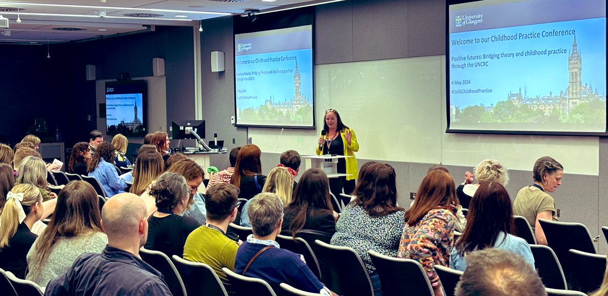 And we’re off!! THRILLED to attend the 2nd annual Childhood Practice Conference @UofGlasgow, with a whole host of wonderful speakers and breakout sessions. #UofGChildhoodPractice @mariemcquade2 @UofGCP @Bruce_Adamson @eblack_2 @UofGEducation @UofGSocSci @UofGARC