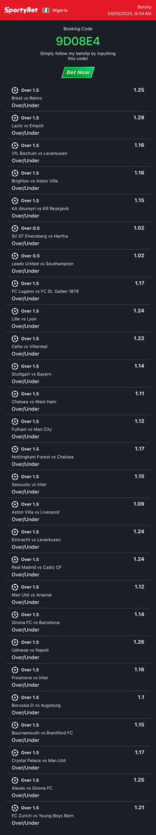 60 ODDS ON SPORTYBET💰🥷