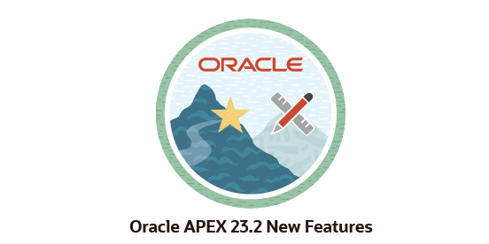 Oracle APEX 23.2 New Features - Just completed the learning path!  Scored 80% and proudly earned the badge.

#LearnOracle #OracleUniversity #Oracle via @Oracle_Edu
#orclapex