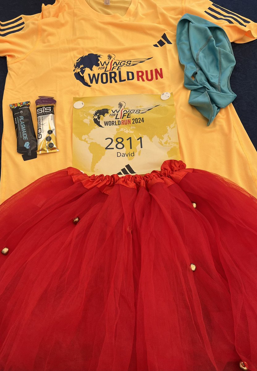 Looking forward to tomorrows @WFLWorldRun a brilliant charity fronted by the equally brilliant @ColinJackson Hopefully I can out run the car again this year