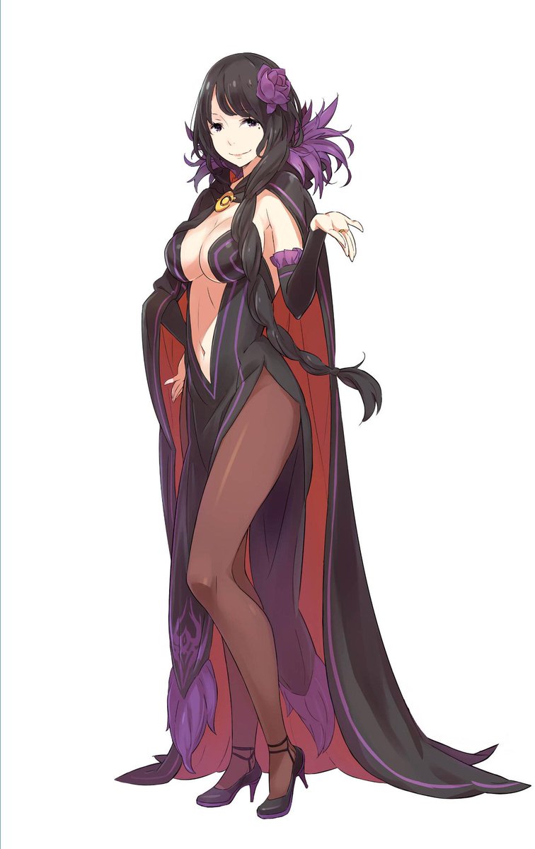 She's just hanging around.