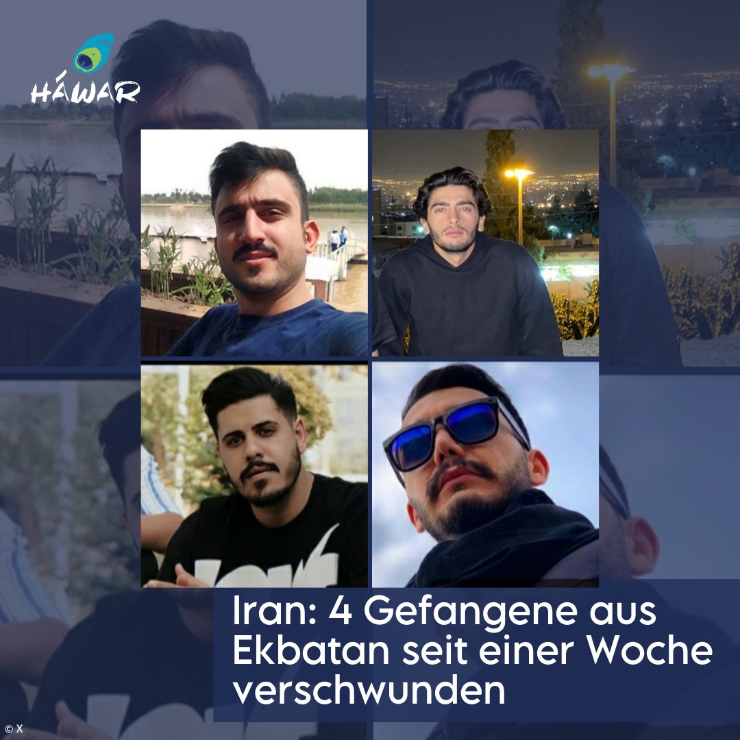 Besorgniserregende Nachrichten aus Iran: Milad Armoun, Mehdi Hosseini, Mehdi Imani und Navid Najaran sind seit einer Woche verschwunden. Die vier politischen Gefangenen wurden im Rahmen der 'Frau, Leben, Freiheit'-Proteste festgenommen und ihnen droht ein Todesurteil.