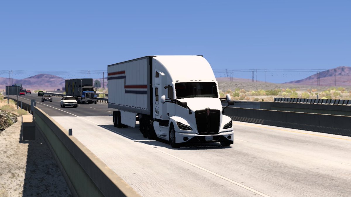 Fourth run this afternoon after taking a few hours break in New Mexico earlier, Marcus heads to Phoenix with 29,906 lbs of Fruits from Albuquerque. 😎👍🚛 @SCSsoftware #AmericanTruckSimulator #ATS #BestCommunityEver (Part 1)